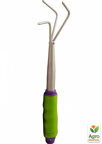 Розпушувач 3-зубий з обрезиненной рукояткою ТМ "Palisad" 630068