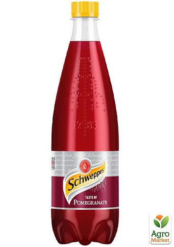 Газований напій зі смаком Гранату ТМ "Schweppes" 750мл упаковка 12 шт - фото 2