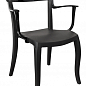 Кресло Papatya Hera-K черное сиденье, верх черный (2355)