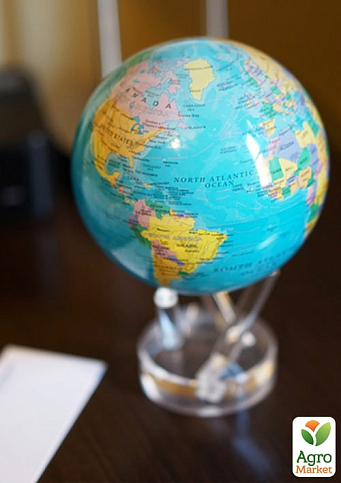 Гіро-глобус Solar Globe Mova Фізична карта світу 15,3 см (MG-6-RBE) - фото 2