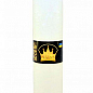 Свеча "Рустик" цилиндр (диаметр 10,5 см*70 см 420 часов) белая