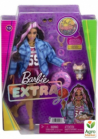Кукла Barbie "Экстра" в баскетбольном наряде
