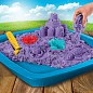 Набор песка для детского творчества - KINETIC SAND ЗАМОК ИЗ ПЕСКА (фиолетовый,454 г,формочки,лоток) цена