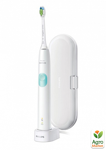 Зубна електрощітка Philips HX6807/28 Protective Clean 1 з футляром (білий)