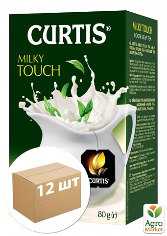 Чай Milky Touch (байховий улун) пачка ТМ "Curtis" 80г упаковка 12шт