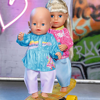 Набір одягу для ляльки BABY BORN - КЕЖУАЛ СЕСТРИЧКИ (рожевий) - фото 5