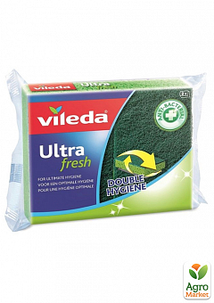 Губки антибактеріальні Ultra Fresh Vileda, 2 шт1