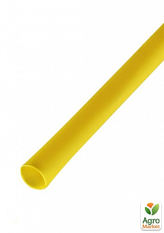 Трубка термоусадочная Lemanso  D=1,5мм/1метр коэф. усадки 2:1 желтая (86001)1