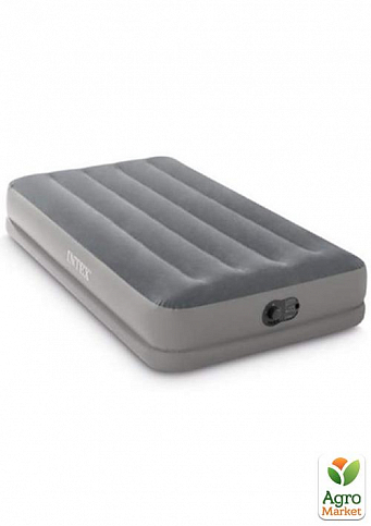 Надувне ліжко Односпальне ТМ "Intex", 99 х 191 х 30 см, вбудований електронасос від USB (64112)