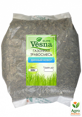 Газонная травосуміш "Дачний килим" ТМ "Vesna Elite" 500г