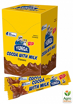 Напиток растворимый какао с молоком (шоу-бокс 24 стиков) ТМ "Юнга" стики по 20г1