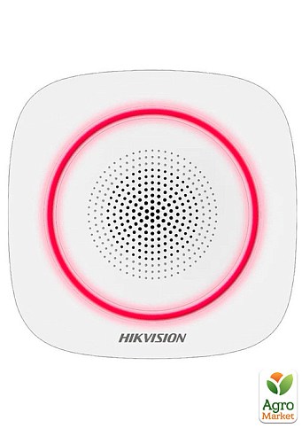 Бездротова внутрішня сирена Hikvision DS-PS1-I-WE-Red - фото 3