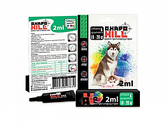 Средства от блох и клещей Акарокил капли противопаразитарные для собак 10-20 кг 2 мл (5036300)2