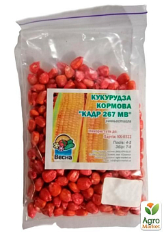 Кукурудза кормова "Кадр 267" ТМ "Весна" 100г2