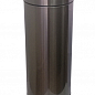 Ведро для мусора JAH 25 л круглое тёмно-серебряный металлик без крышки и внутреннего ведра (6341)
