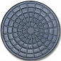 Люк полимерпесчаный D340 DN240 круглый садовый черный (30293-10) купить