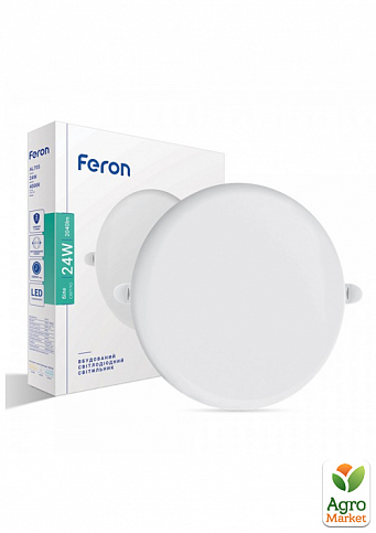 Вбудований  світлодіодний светильник Feron AL705 24W