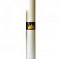 Свеча "Рустик" цилиндр (диаметр 7 см*45 см 160 часов) белая