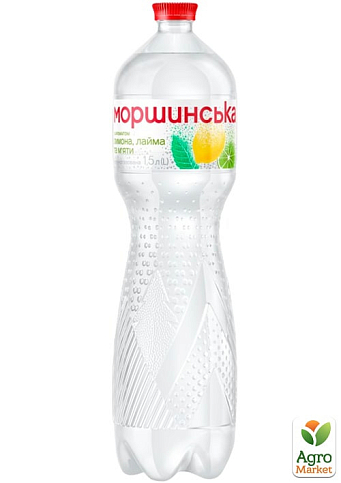 Напиток Моршинский с ароматом лимона, лайма и мяты 1,5л
