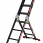 Лестница-трансформер алюминиевая Квитка PRO Heavy Duty (4х3 ступени) (110-9039) цена