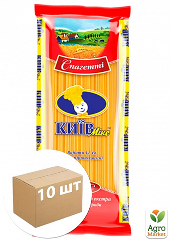 Макаронные изделия "Киев-микс" спагетти 1 кг уп.10 шт