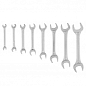 Ключи с открытым зевом, 6-22 мм, набор 8 шт. ТМ Top Tools 35D256