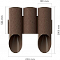 Газонна огорожа 3 елементи MAXI коричнева 2,1м Cellfast (34-011) купить