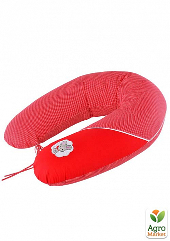 Подушка для беременных и кормления ТM PAPAELLA 30х190 см горошек красный 8-10804*006