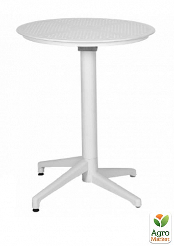 Стол с откидной столешницей Tilia Moon d60 см белая слоновая кость (10016)