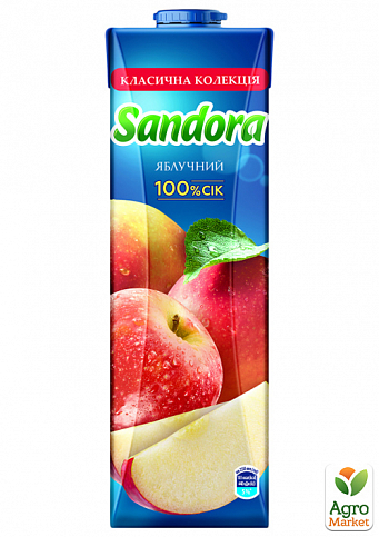 Сік яблучний ТМ "Sandora" 1л упаковка 10шт - фото 2