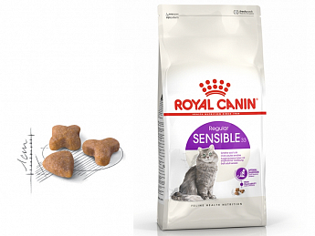Royal Canin Sensible 33 Сухой корм для взрослых кошек с чувствительной пищеварительной системой 10 кг (7023550)