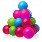 Набор мячей  для сухого бассейна, 1упк-100шт, D=8см, 6 цветов, в сумке (49600)