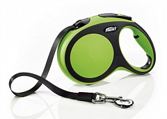 Flexi New Comfort L Рулетка для собак до 60 кг, длина ленты 5 м, цвет зеленый (0283221)1
