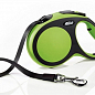Flexi New Comfort L Рулетка для собак до 60 кг, длина ленты 5 м, цвет зеленый (0283221)