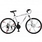 Велосипед 26д. алюм.рама 19",Shimano 21SP,касета,алюм.DB,магн.диск,білий