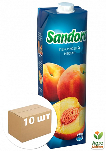 Нектар персиковый ТМ "Sandora" 0,95л упаковка 10шт