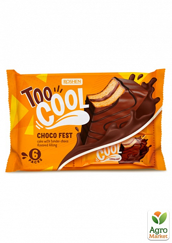 Бісквіт шоколадний (ПКФ) ТМ "Too Cool" 270г упаковка 12шт - фото 2