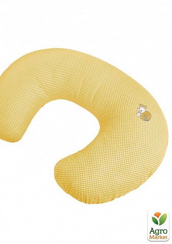Подушка для годування ТМ PAPAELLA 56х38 см горошок жовтий - фото 5