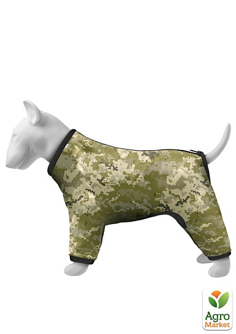 Ветровка для собак WAUDOG Clothes, рисунок "Милитари", S35, В 47-51 см, С 35-39 см (390-4026) - фото 2