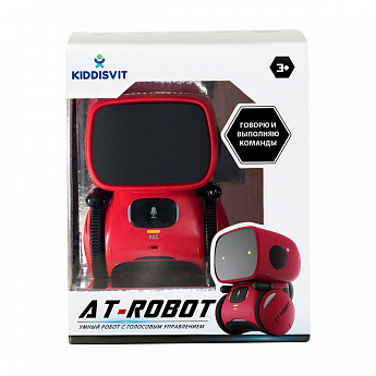 Интерактивный робот с голосовым управлением – AT-ROBOT (красный) - фото 4
