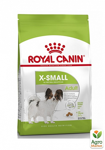 Royal Canin X-Small Adult сухой корм для собак миниатюрных пород 1.5 кг (7937280)