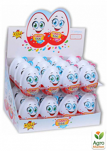 Яйцо - сюрприз "Funny Egg mini" упаковка 24шт
