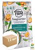 Сухарики пшеничные со вкусом "Сливочный соус с зеленью" 100 г ТМ "Flint Baguette" упаковка 12 шт