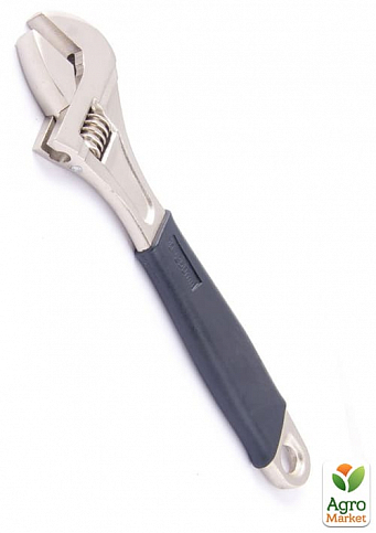 Ключ розвідний 300 мм, 0-35 мм з обрезиненной ручкою ТМ MASTER TOOL 76-0124