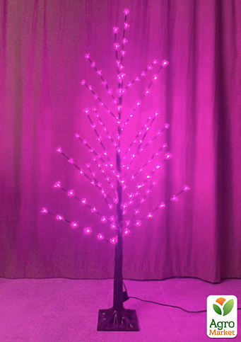 Світлодіодна декорація Дерево Гірлянда, 144 LED рожева сакура, 1.5 м