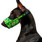 Намордник для собак WAUDOG Nylon, рисунок "Авокадо", пластиковый фастекс, размер №2, О 19-26 см (5367) купить