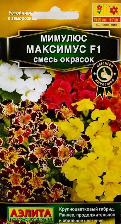 Мімулюс "Максимус F1" ТМ "Аеліта" 10шт