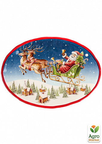 Блюдо "Дед Мороз " 33 См (948-006)