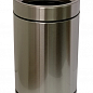 Відро для сміття JAH 12 л кругле срібний металік без кришки і внутрішнього відра (6338)
