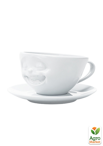 Чашка с блюдцем для кофе Tassen "Смехотерапия", (200 мл), фарфор (TASS14701/TA) - фото 2